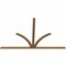 Ekena Millwork Richland Timber Gable Bracket, Western Red Cedar, 108"W x 68"H x 1 1/2"D x 3 1/2"F, 15/12 Pitch GBW108X68X0204RIC00SWR - alternate 3